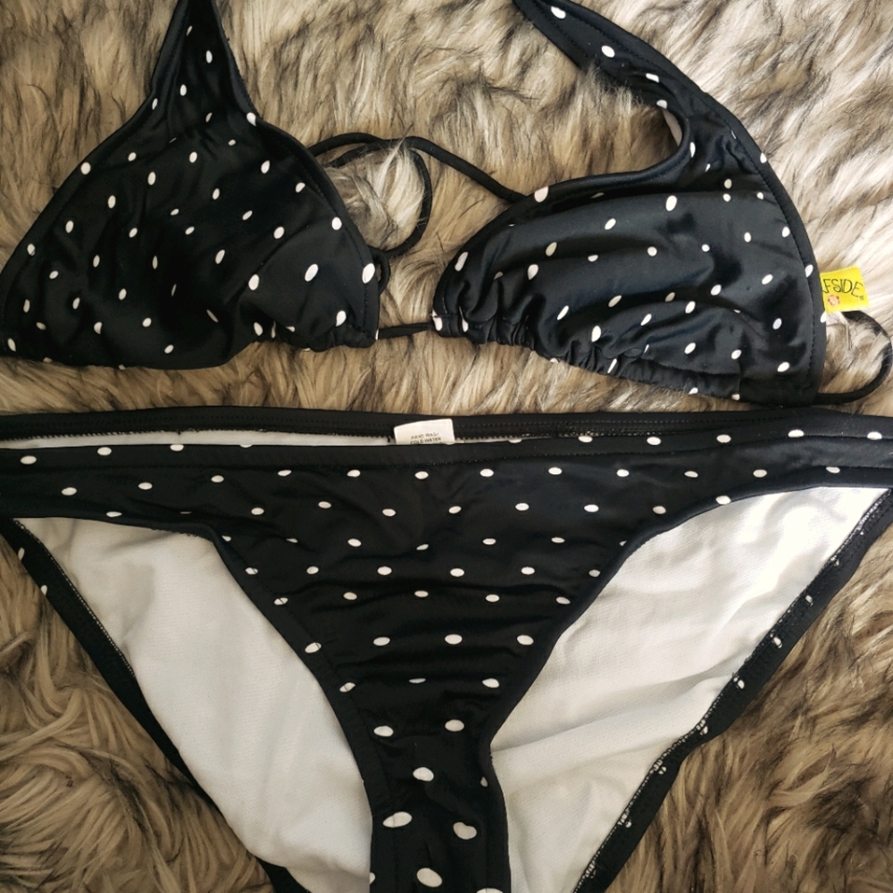 Polka dot swimwear